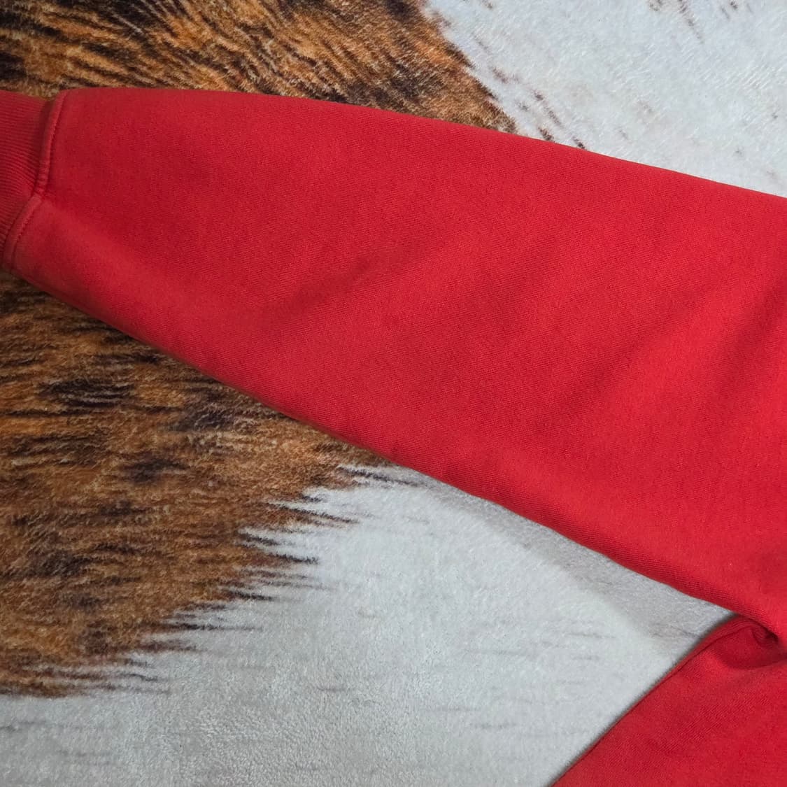 아디다스 레드 자몽 빅로고 약기모 후드티 상품이미지6