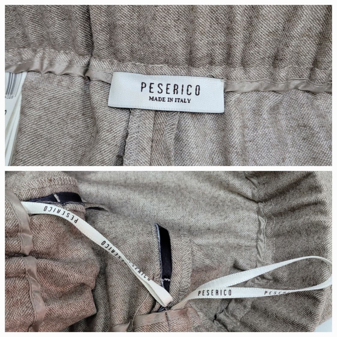 PESERICO 페세리코 울 실크 밴딩 팬츠 / 여 64-90  상품이미지8