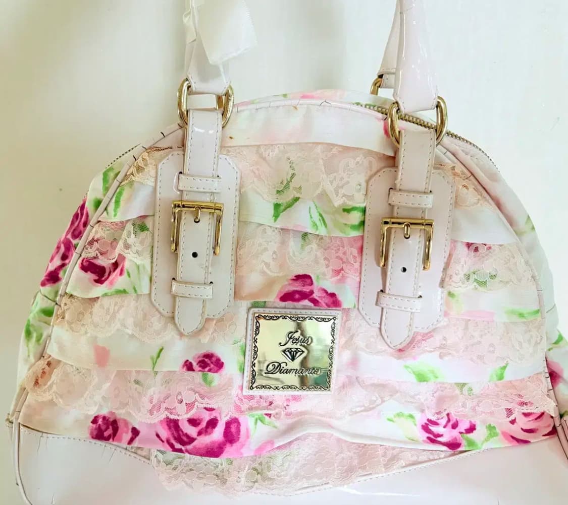 핀터깔) 지저스 디아망떼 플라워 레이스 숄더백 히메갸루 오네갸루 상품이미지2