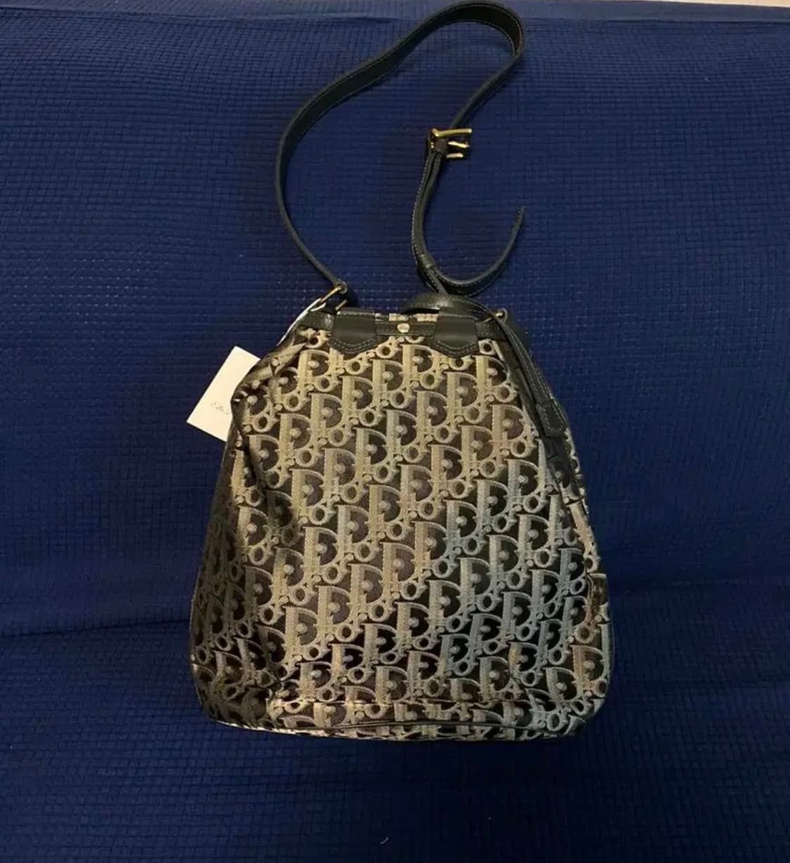 (빈티지) 디올 오블리크 카키 버킷뱃 상품이미지9