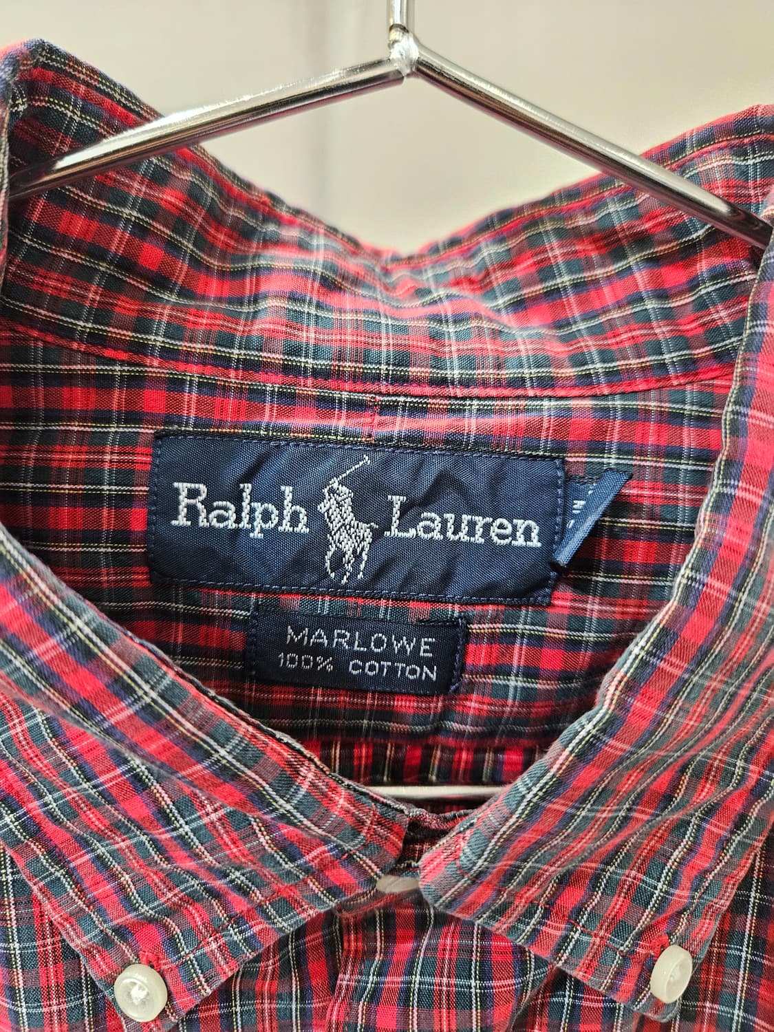 폴로랄프로렌 체크 셔츠 상품이미지5