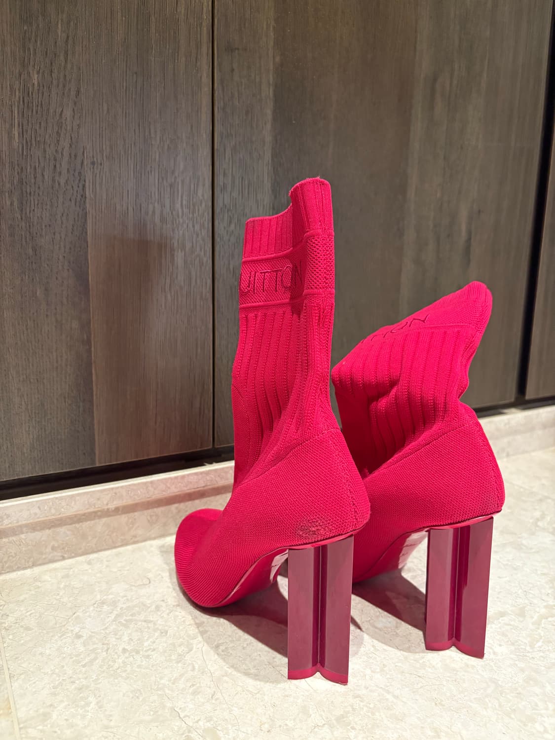 루이비통 LV 삭스 앵클 부츠 핫핑크 37 상품이미지3