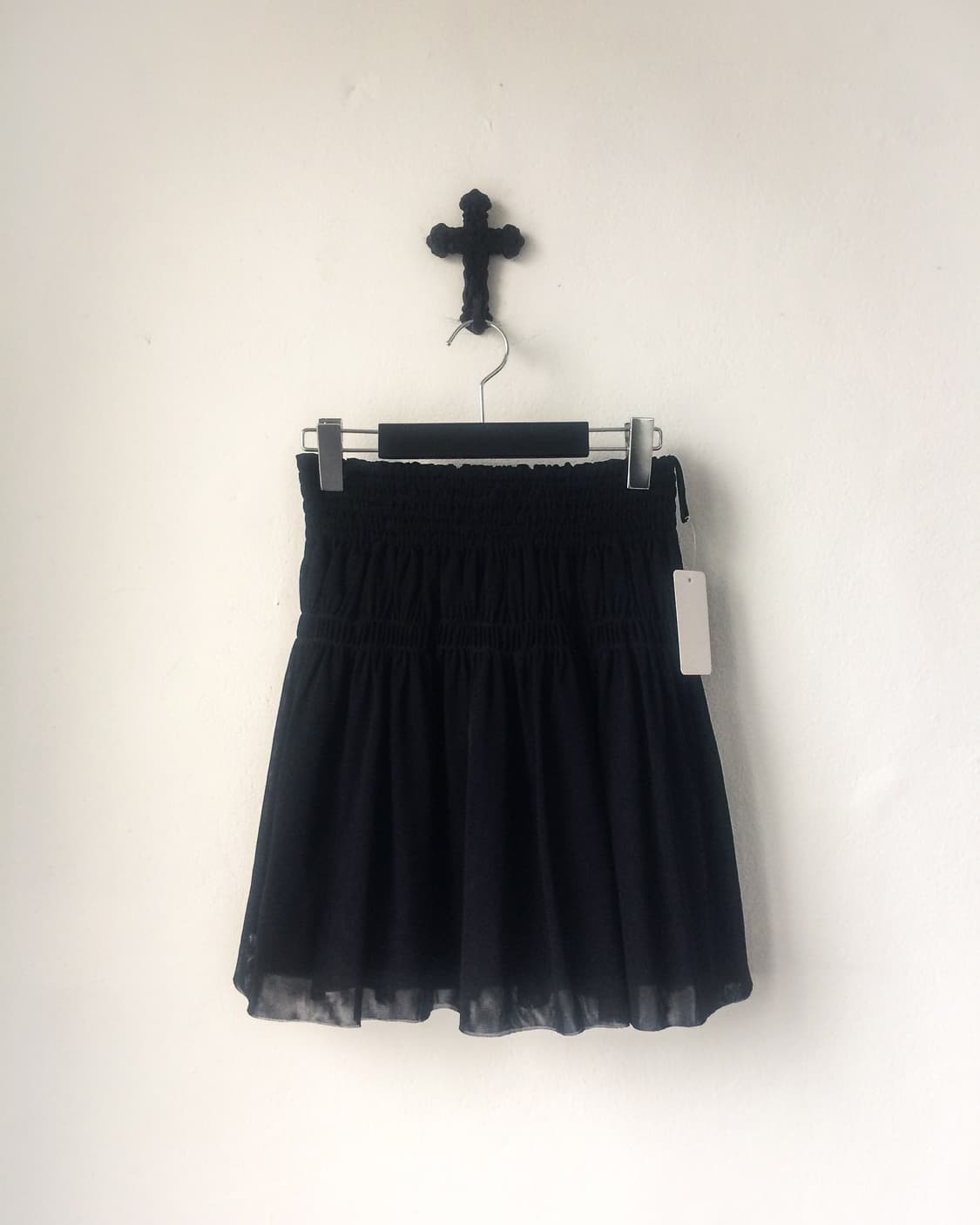 Shirring point mini skirt 상품이미지1