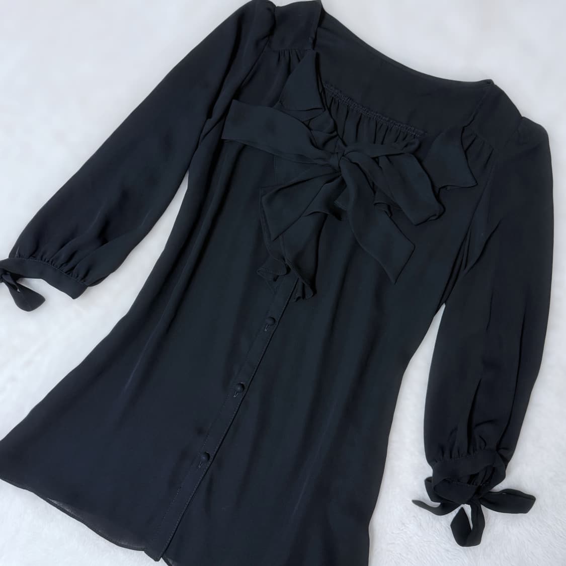 Grace Class 히메갸루 오네갸루 리본 로걀 블라우스 ≽^•⩊•^≼ 상품이미지2