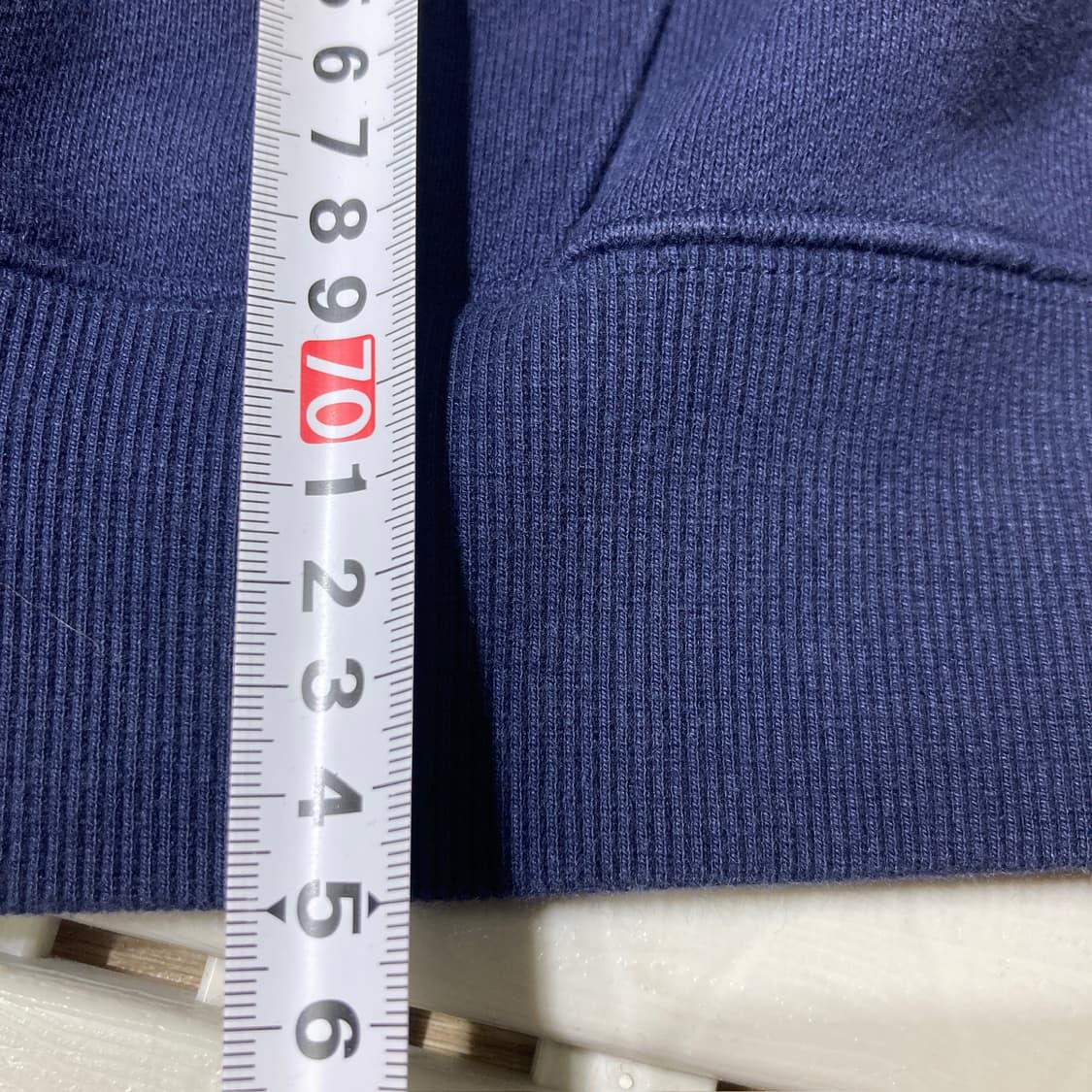 [XL]LEE자수 오버핏 후드티 네이비 0519 상품이미지10