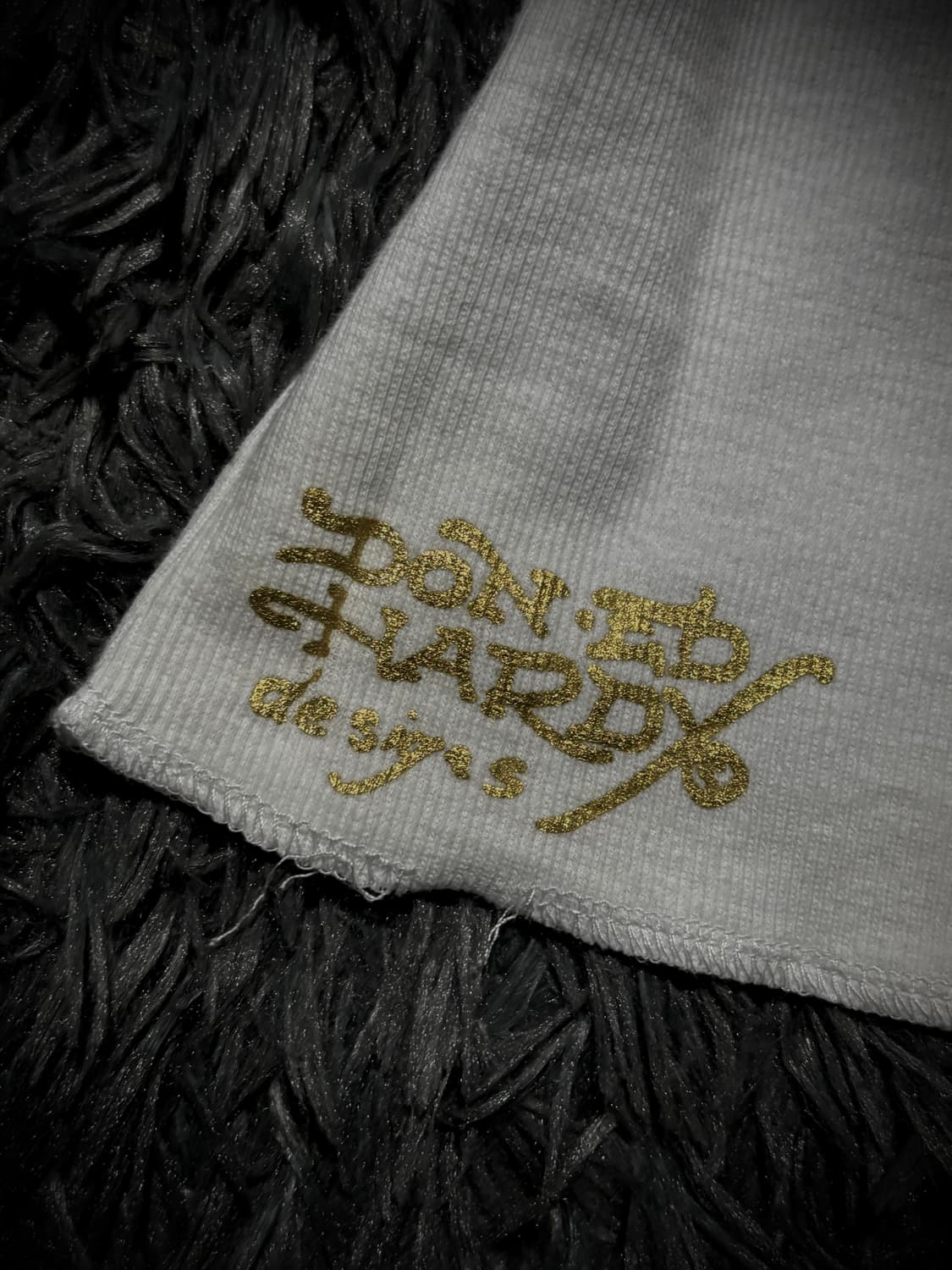 Ed Hardy 스컬 장미 프린팅 큐빅 화이트 슬리브리스 상품이미지8