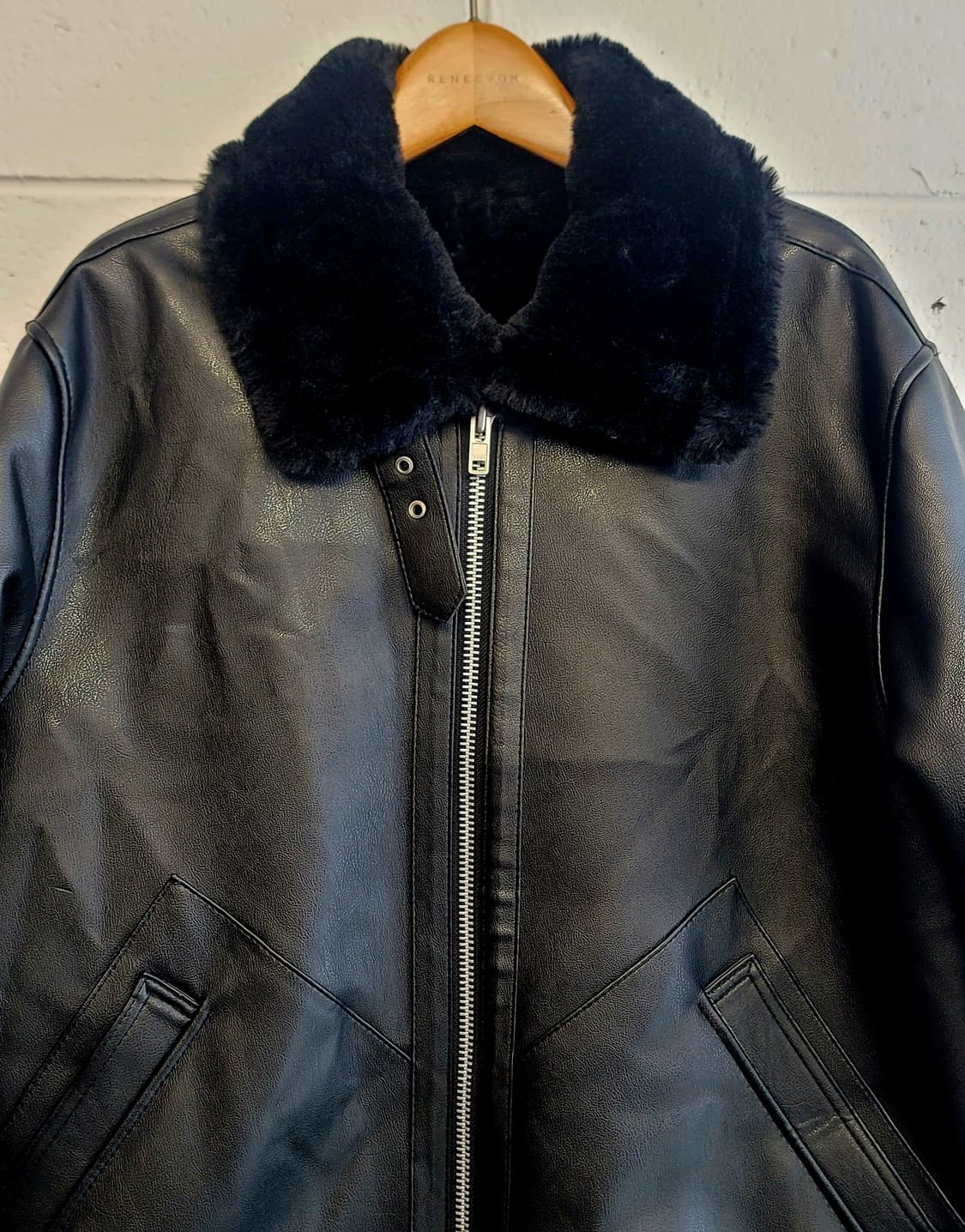 도프제이슨 솔리드 무톤 자켓 무스탕 판매 상품이미지4