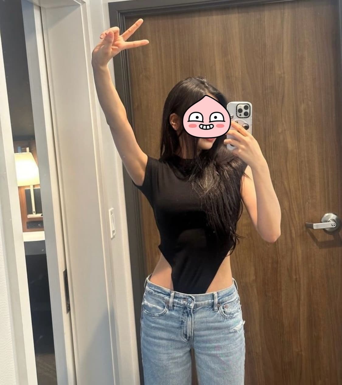 상태굿)세이스라 반팔 바디수트 상품이미지1