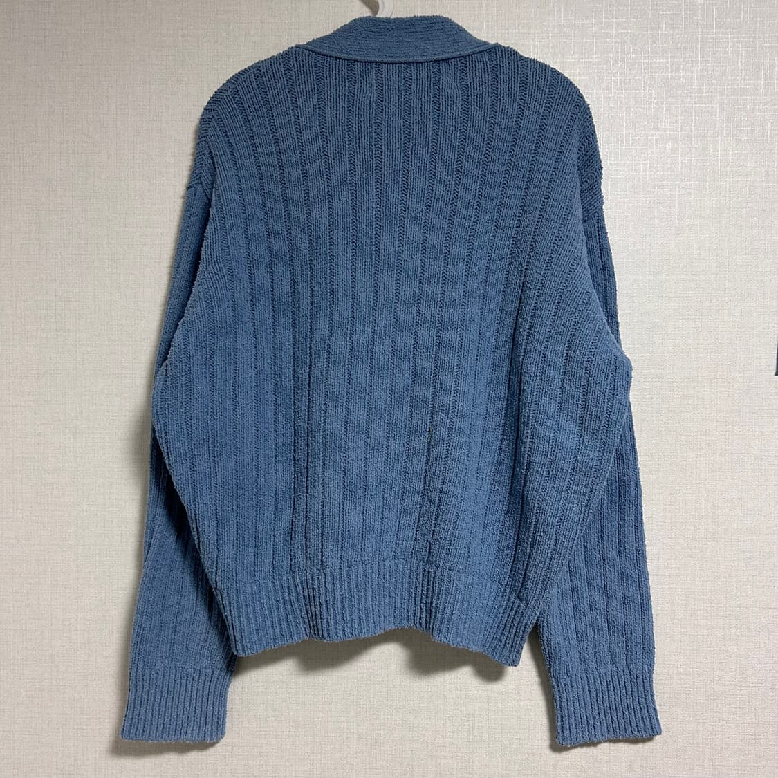 세터 파로 오버사이즈 부클 가디건 에메랄드 블루 L   상품이미지9