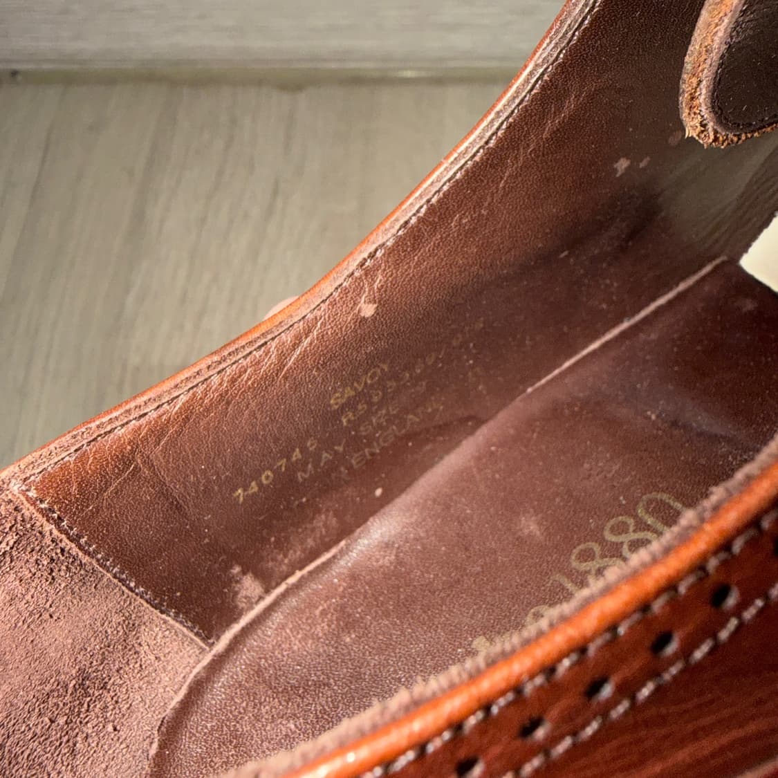 Loake1880 로크 Savoy 마호가니 9 (남성 275-280) 상품이미지6