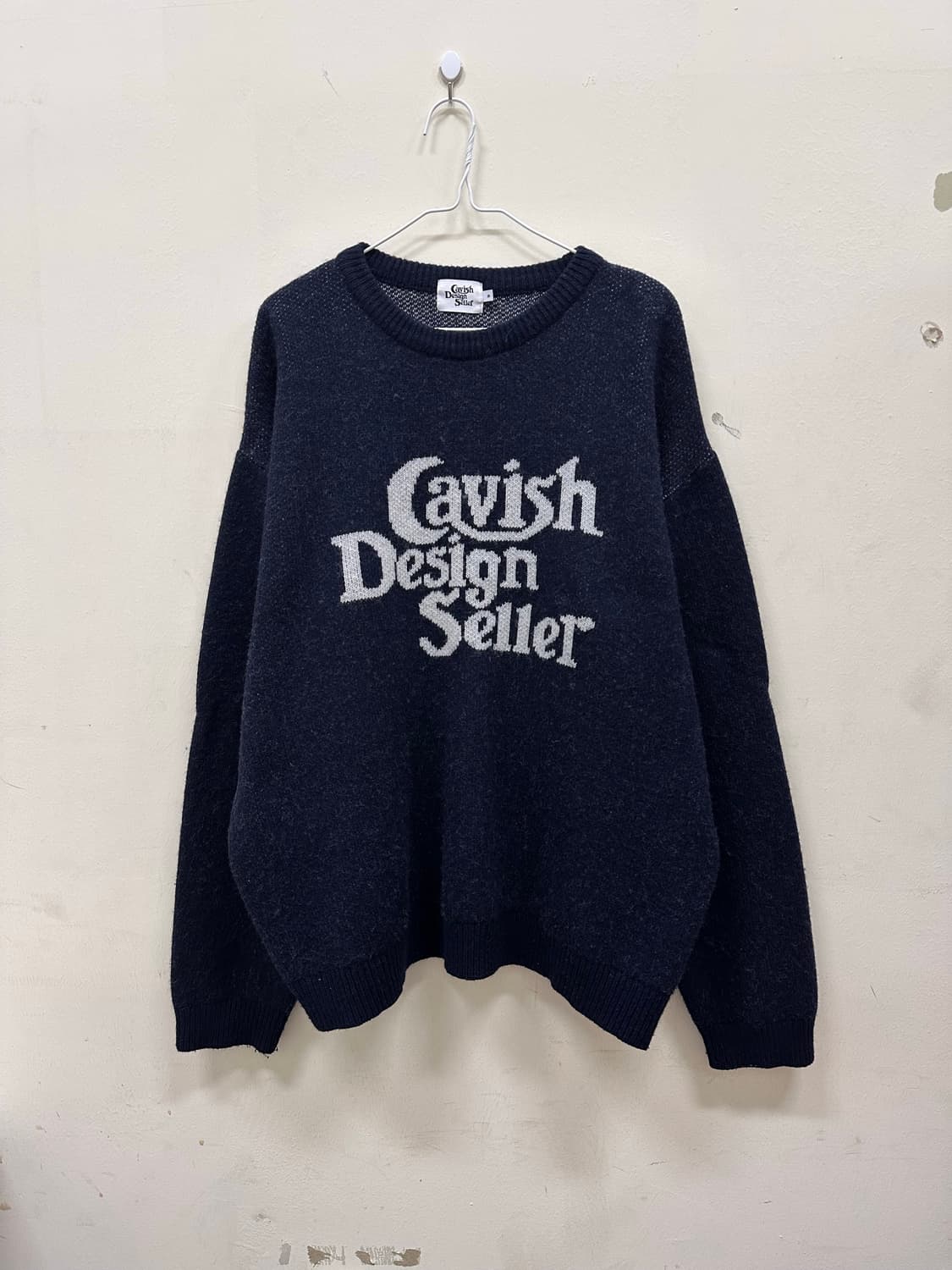 카비시 네이비 니트 상품이미지1