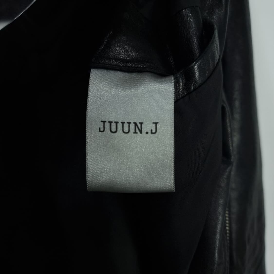 [준지] 생로랑핏 아카이브 카우스킨 소가죽 레더 자켓 블랙 P01461 상품이미지7