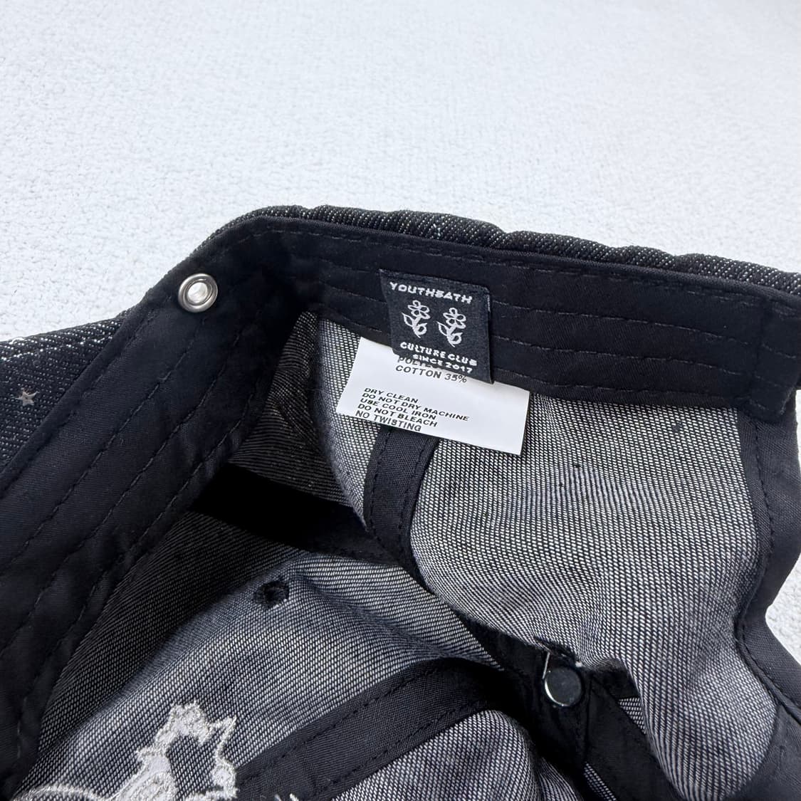 유쓰배쓰 Loli bunny Lace ball Cap_black 상품이미지7