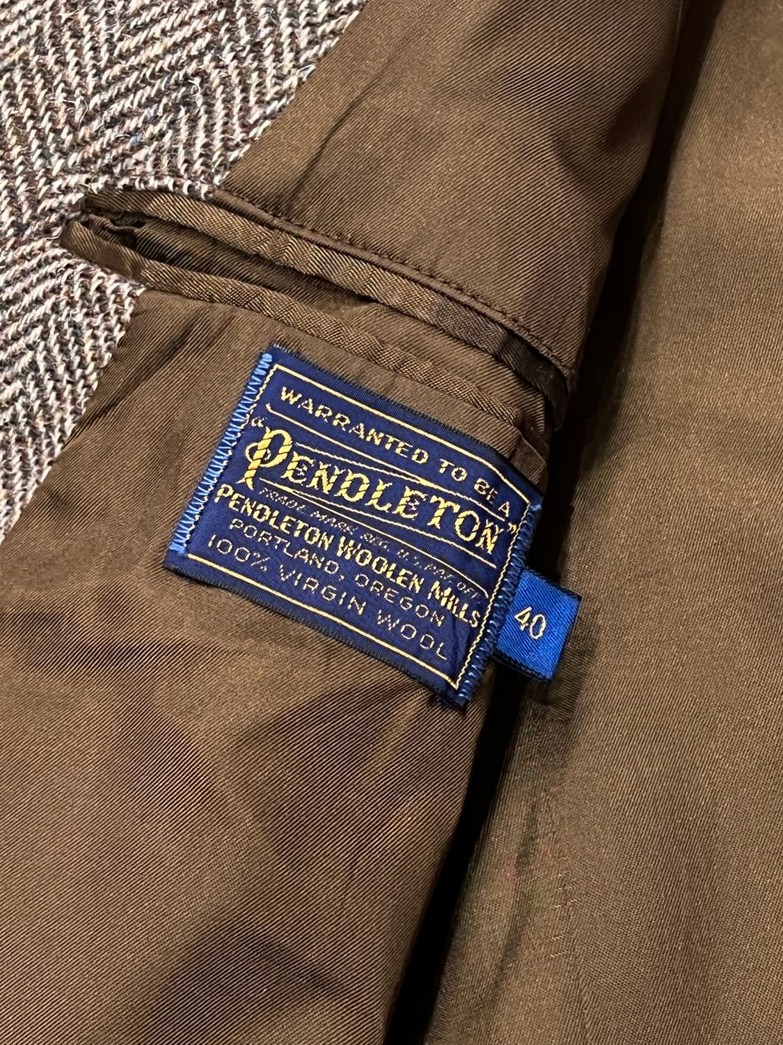 펜들턴 울 헤링본 웨스턴 자켓 상품이미지7