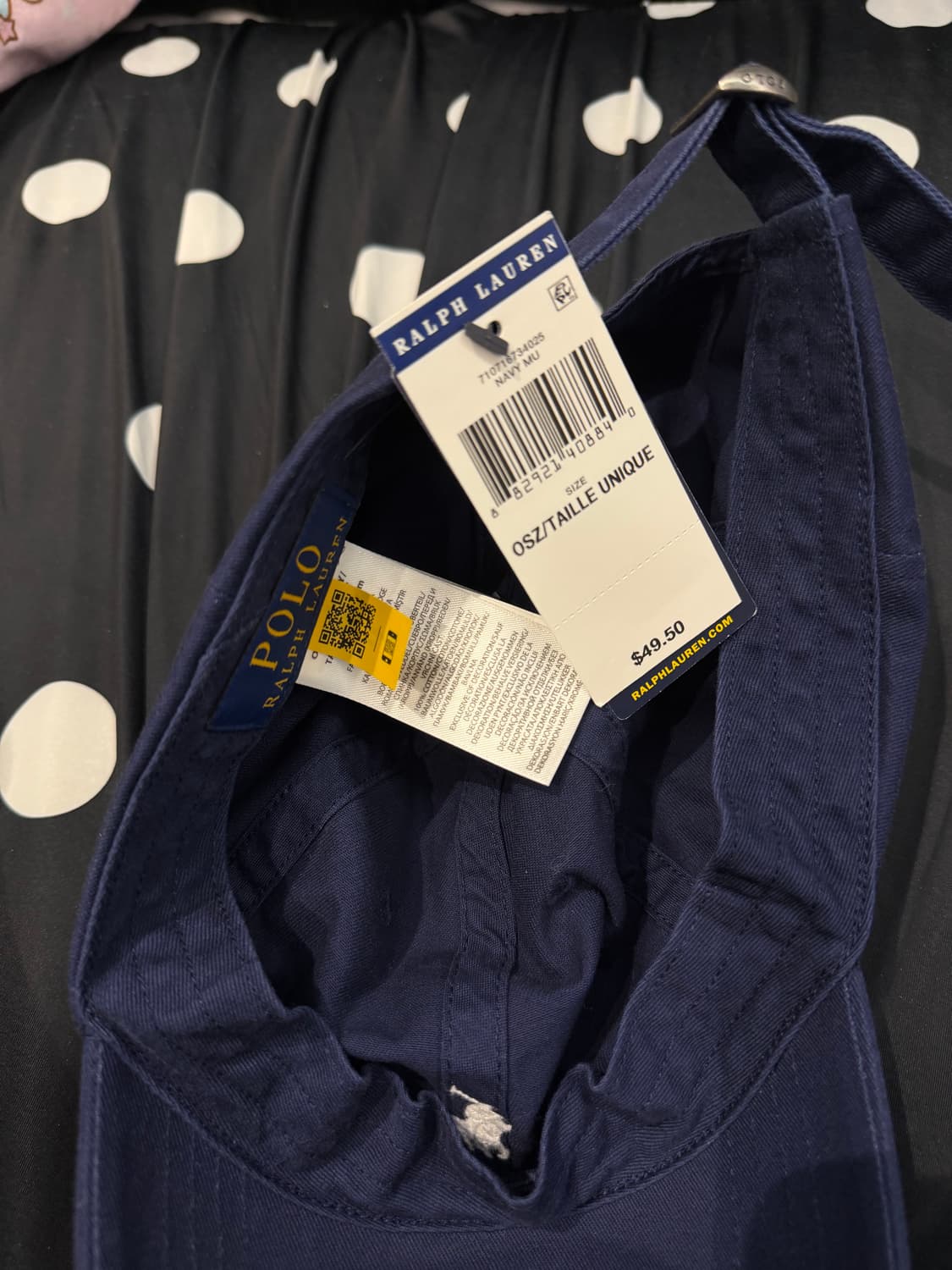 (새상품/택ㅇ) 폴로 볼캡 네이비 정품 상품이미지2