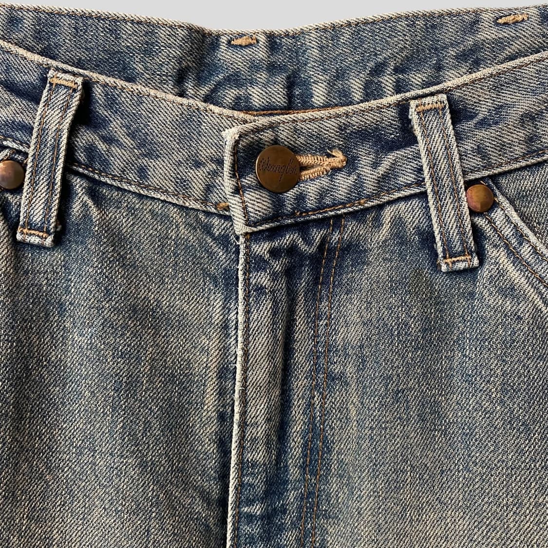 (29)WRANGLER 랭글러 M1721 블루벨 셀비지 데님 청바지 상품이미지3