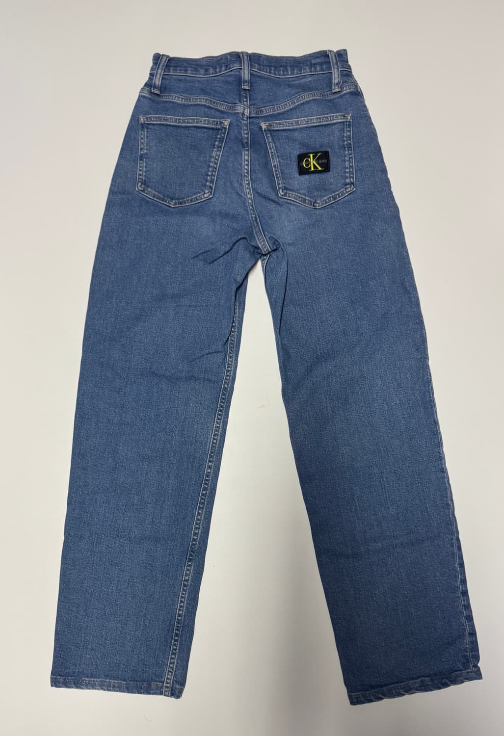여성 캘빈클라인 CK 하이 라이즈 루즈핏 데님팬츠 24.4인치 상품이미지2
