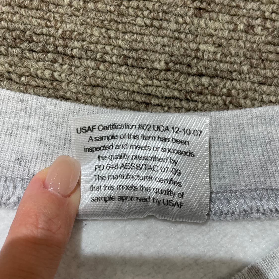 (M) USA USAF 밀리터리 미공군 에어포스 스웻셔츠 맨투맨 상품이미지10