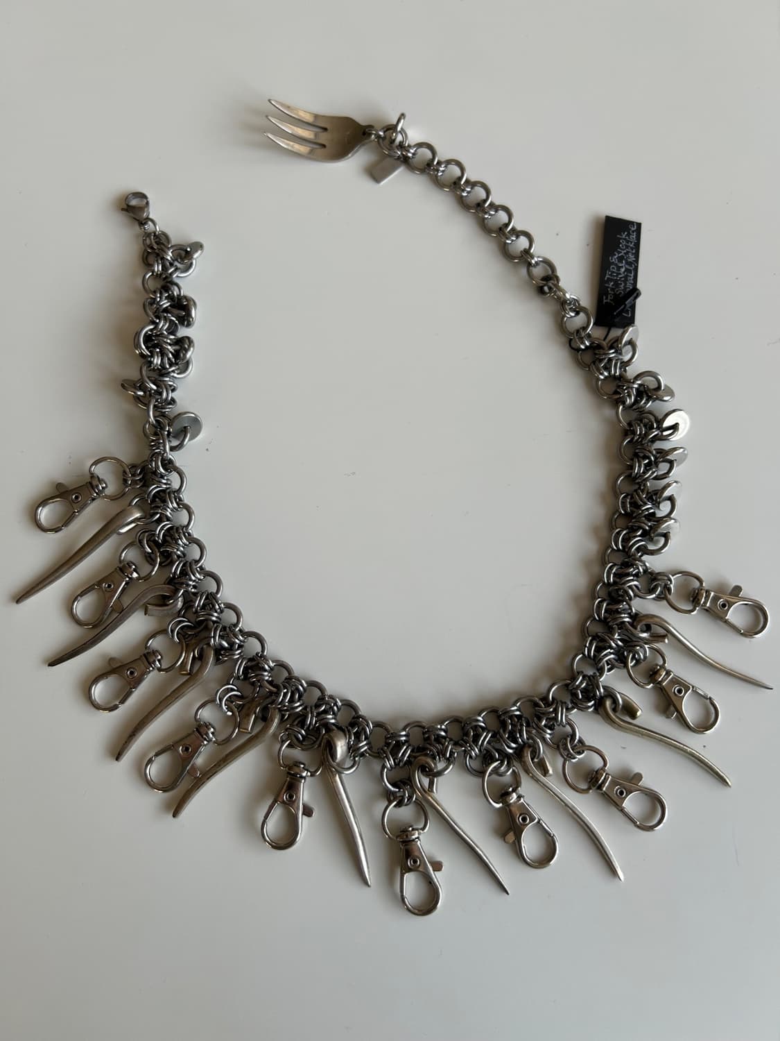 마지막 재고💙💙 fork tip chainmail choker 상품이미지2