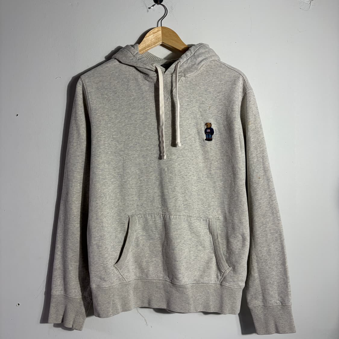 폴로 라이트 그레이 후드티 (무료배송) 상품이미지1