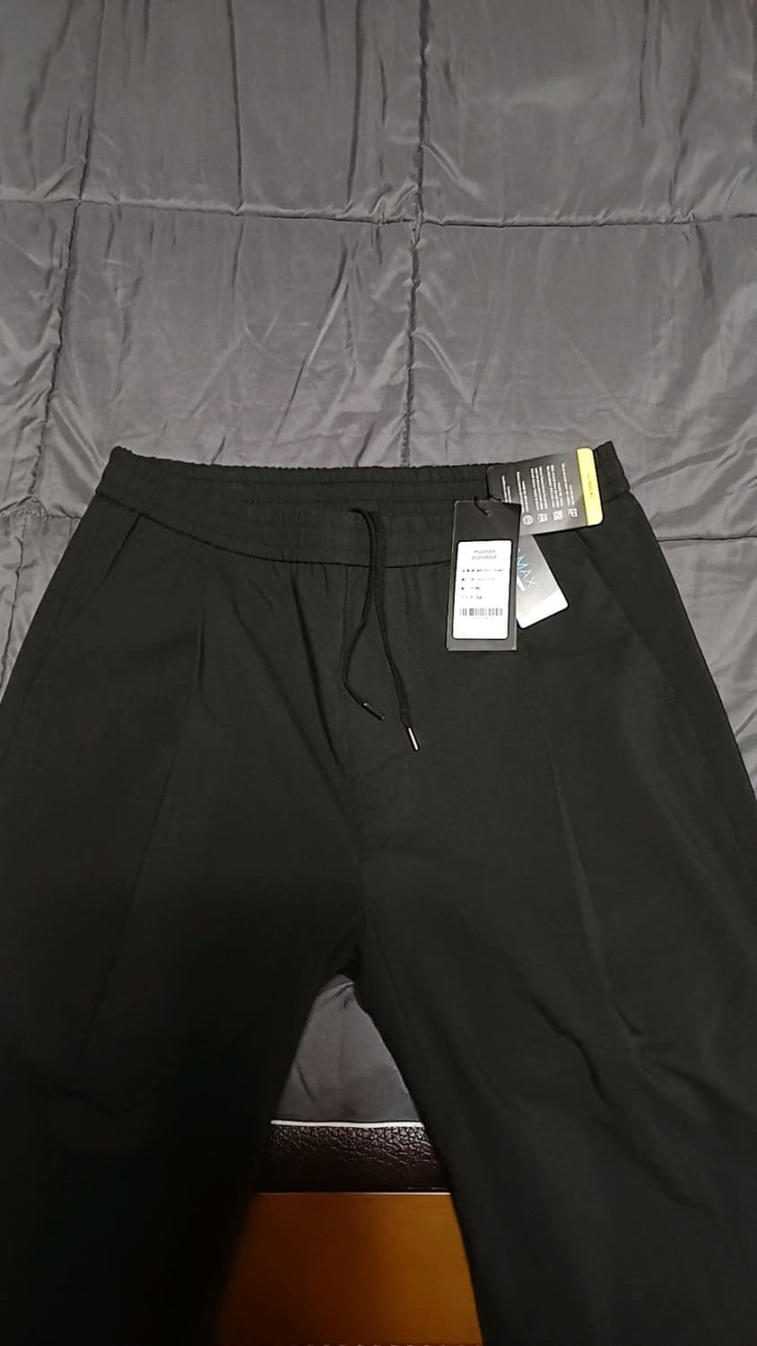 무신사 미사용 밴딩얇은슬랙스 34인치 기장106 상품이미지5