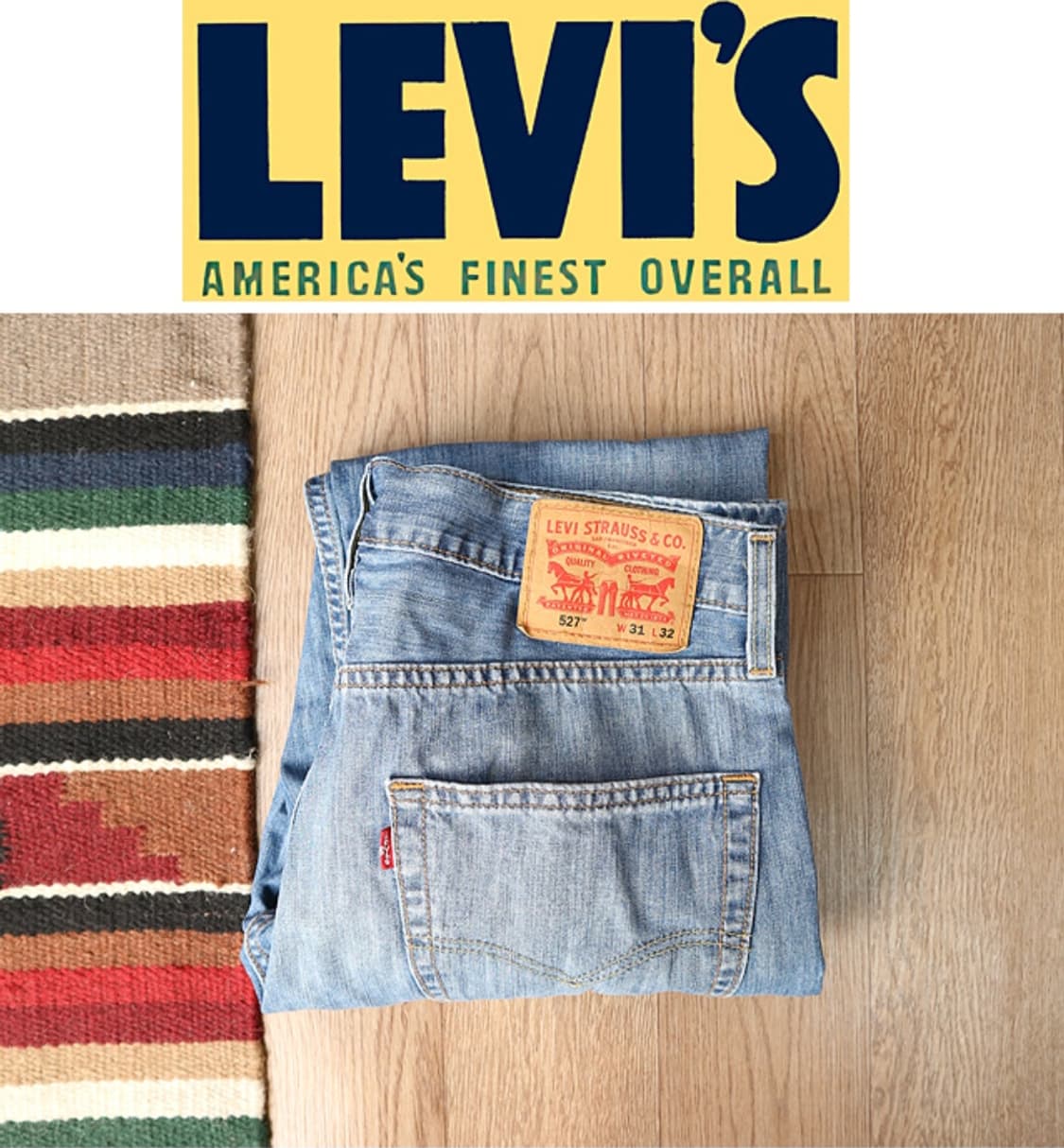 
LEVIS 리바이스 527 부츠컷 데님 30 세탁완료  상품이미지1