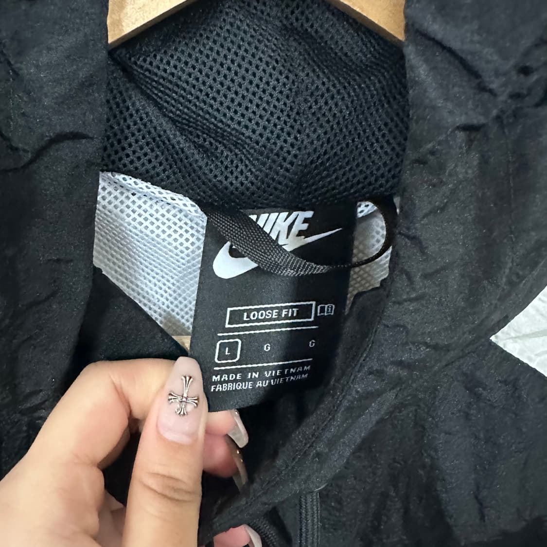 나이키 스우시 바람막이자켓L 상품이미지3
