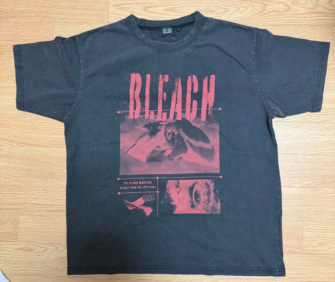 블리치 피그먼트 티셔츠 XL 새상품 상품이미지1