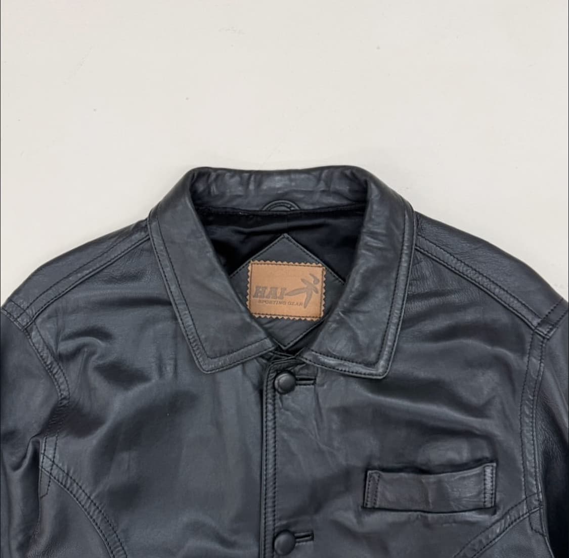 80s Hai Sporting Gear (이세이미야케) 양가죽 자켓 상품이미지3