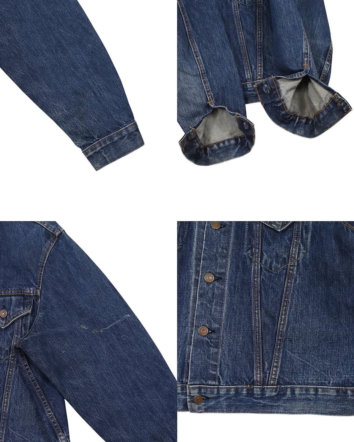 1960s USA 리바이스 70505 데님 자켓 빅E 빈티지 미국제 상품이미지10