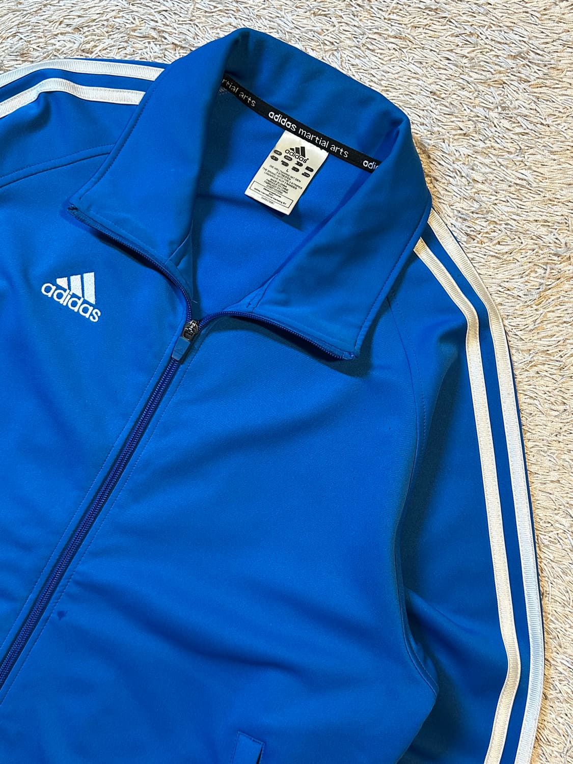 아디다스 ADIDAS 마샬아츠 삼각로고 트랙탑 져지 블루 상품이미지2