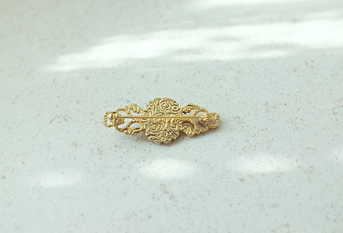 1928 오픈 웍 리바이벌 빈티지브로치 상품이미지7