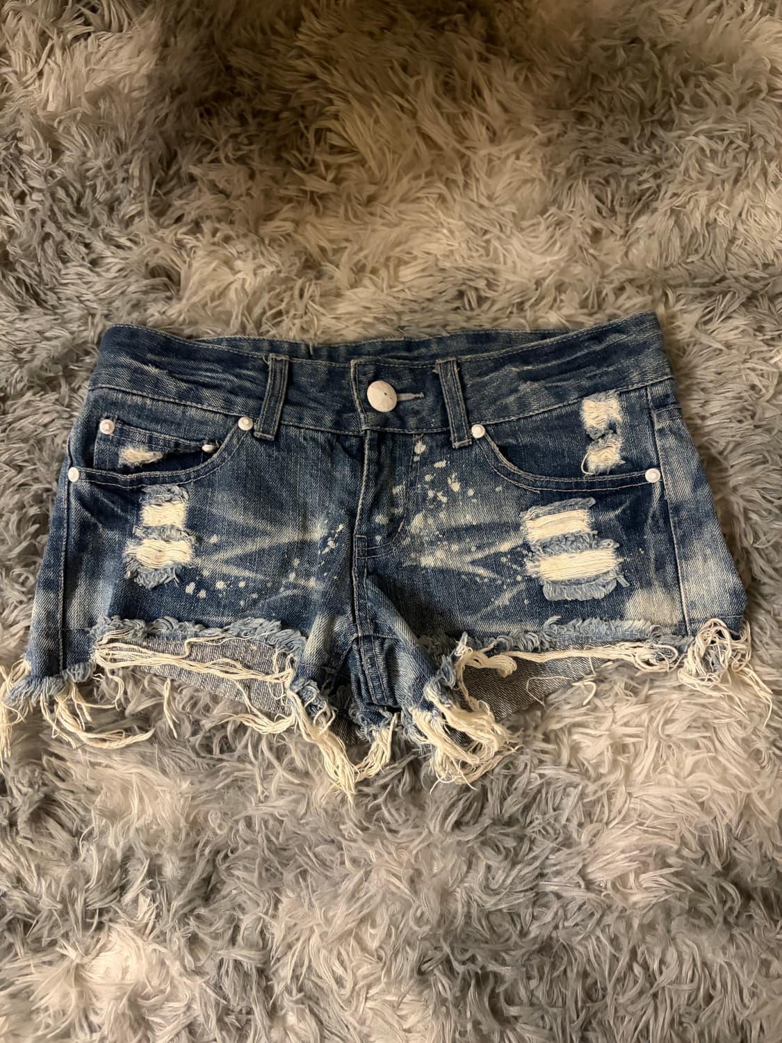 Japanese vintage 펑크갸루 숏청팬츠  상품이미지1