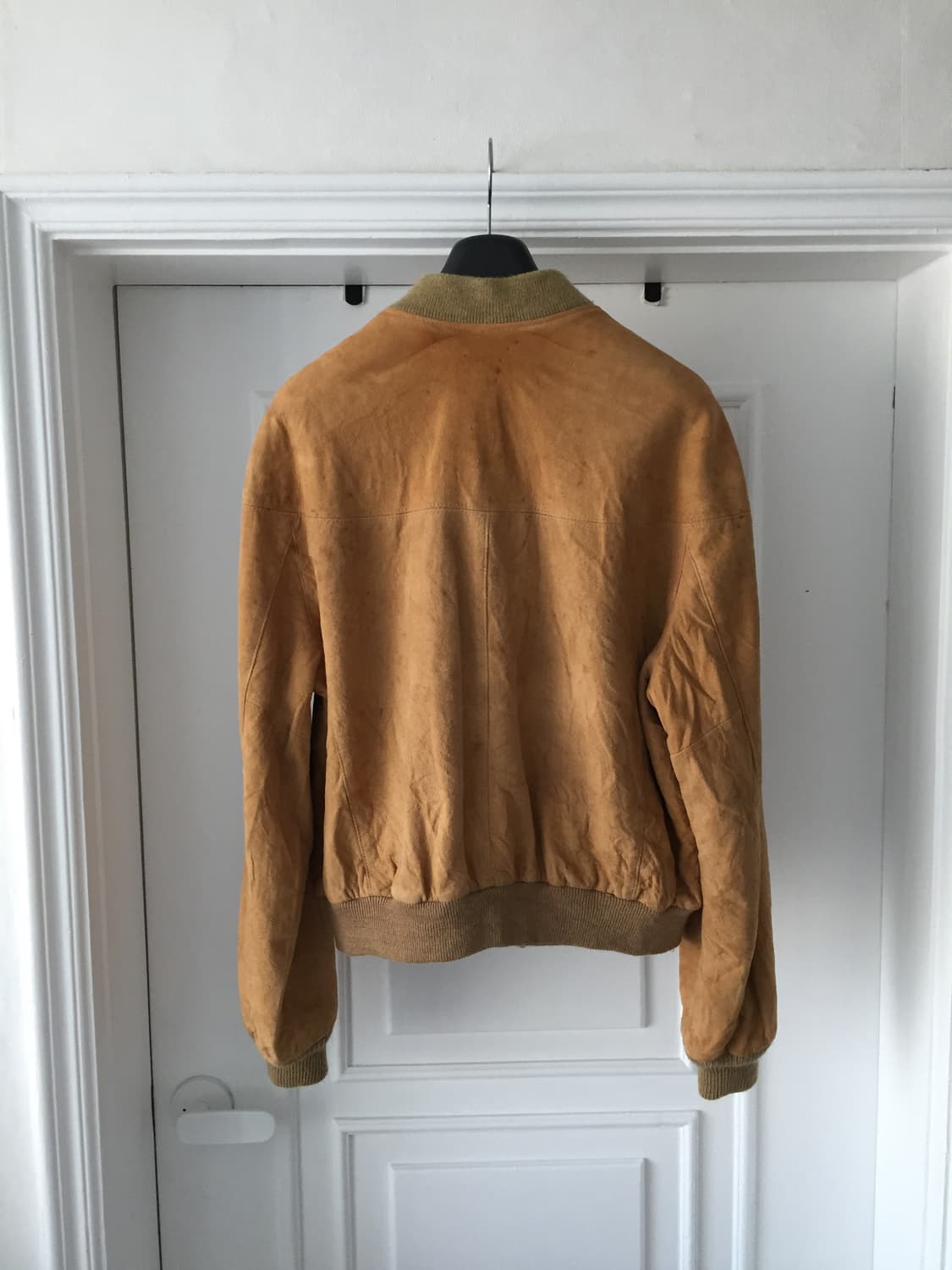 70‘s 카멜 디어스킨 레더자켓 상품이미지3