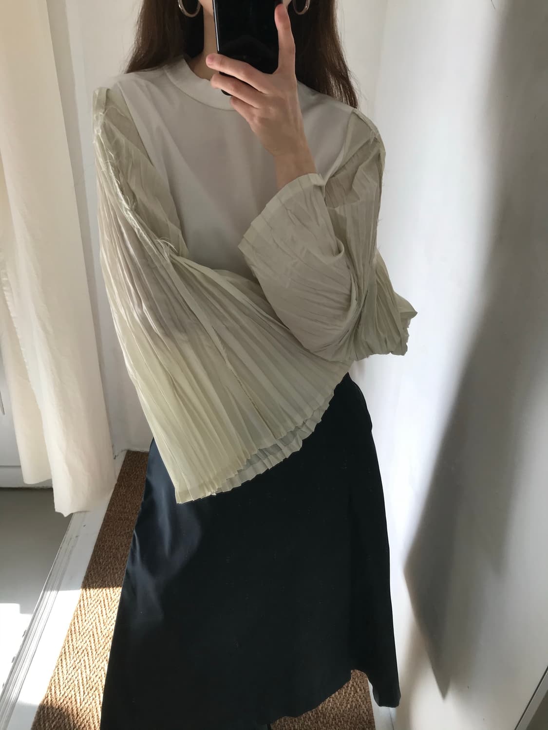 pleats detail long sleeves 상품이미지3