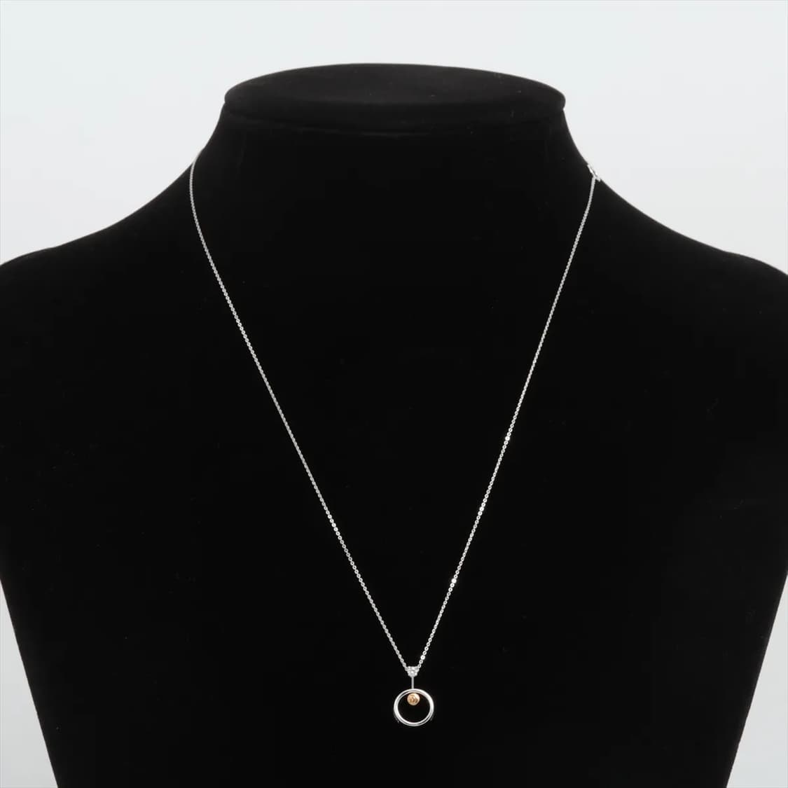 다미아니 서클 D로고 천연 다이아몬드 1P 18K 골드 펜던트 목걸이 상품이미지8