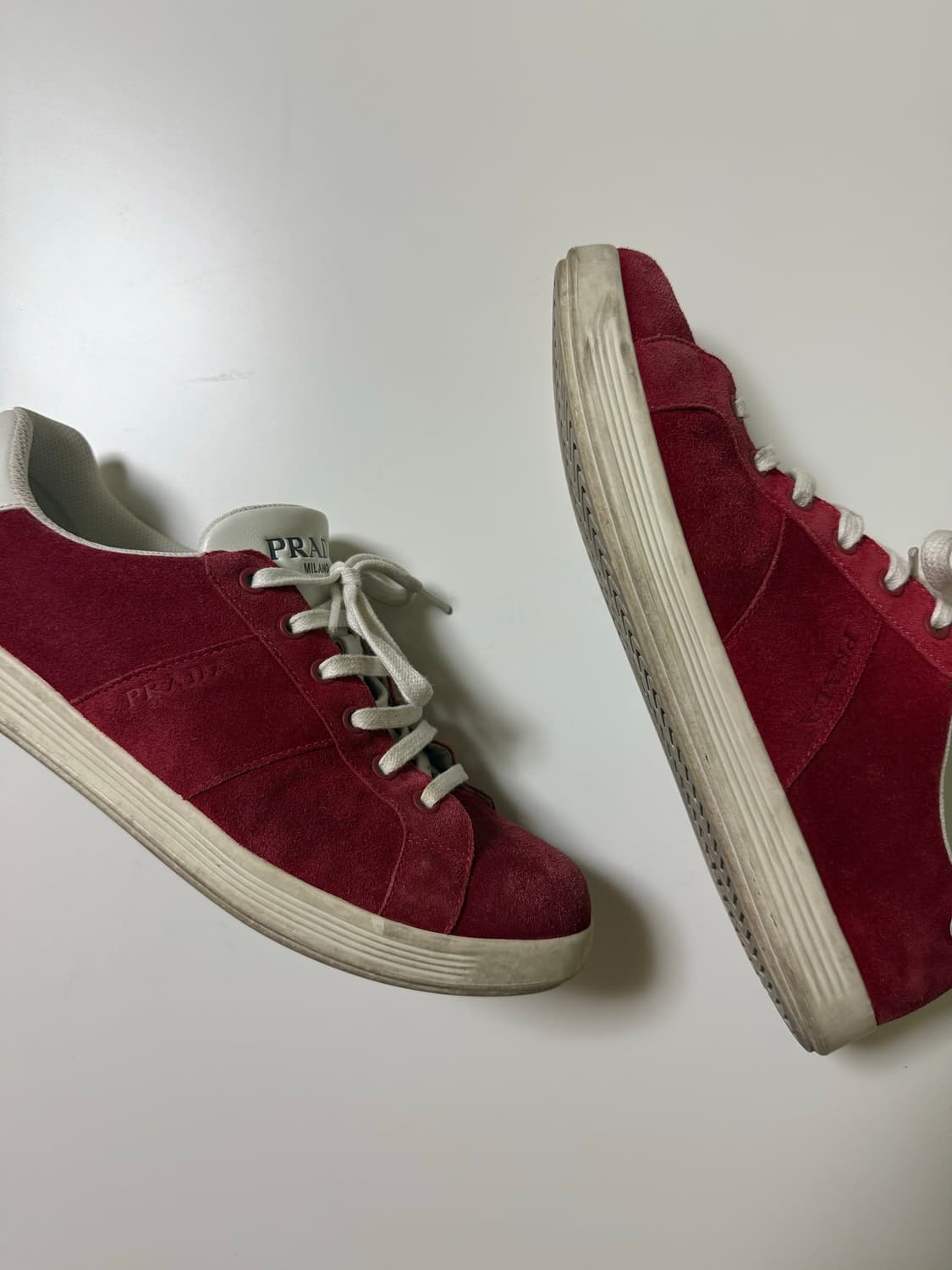 "Prada" suede Shoes 상품이미지4