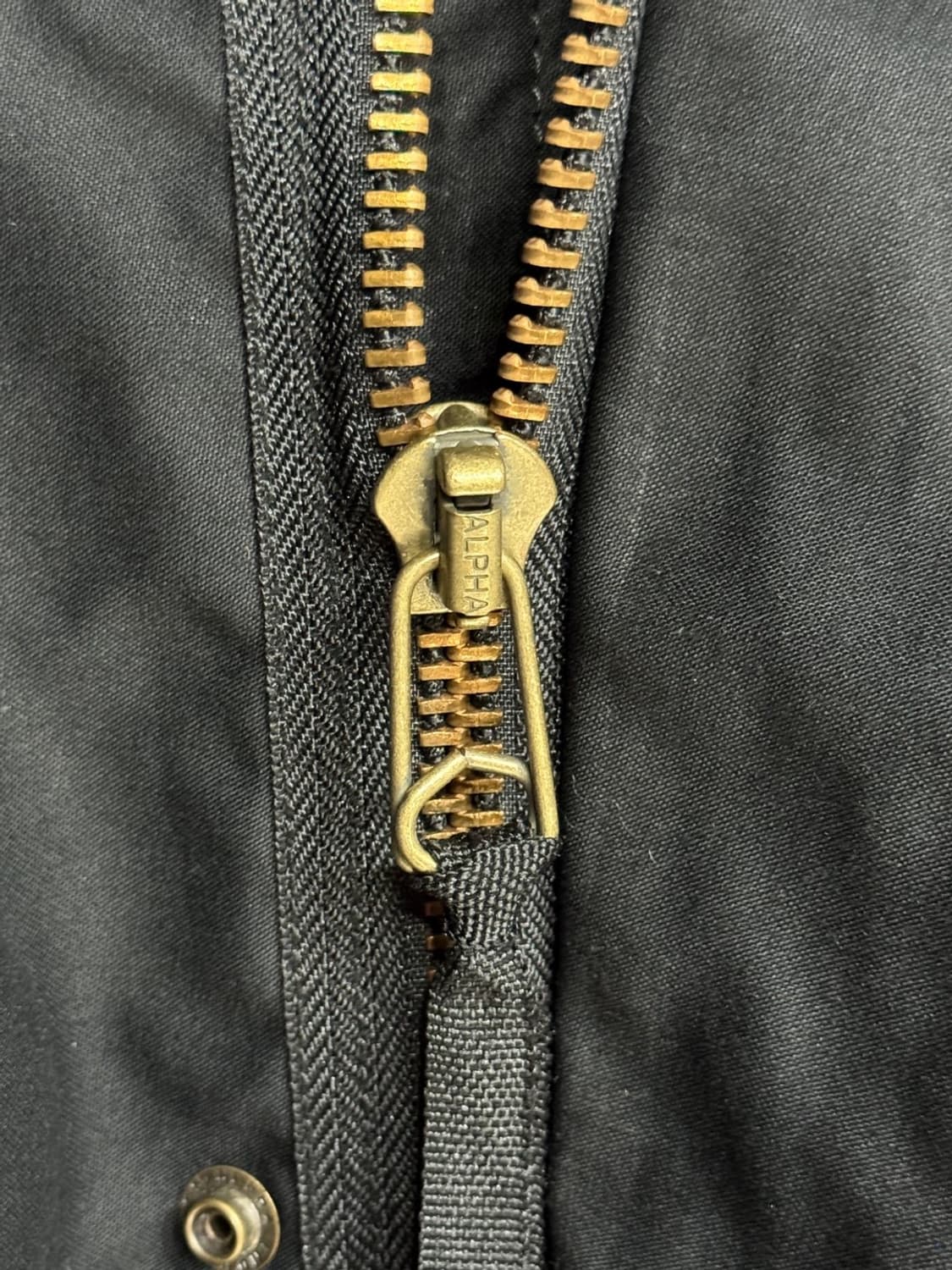 알파 m-65 블랙 필드자켓  상품이미지8