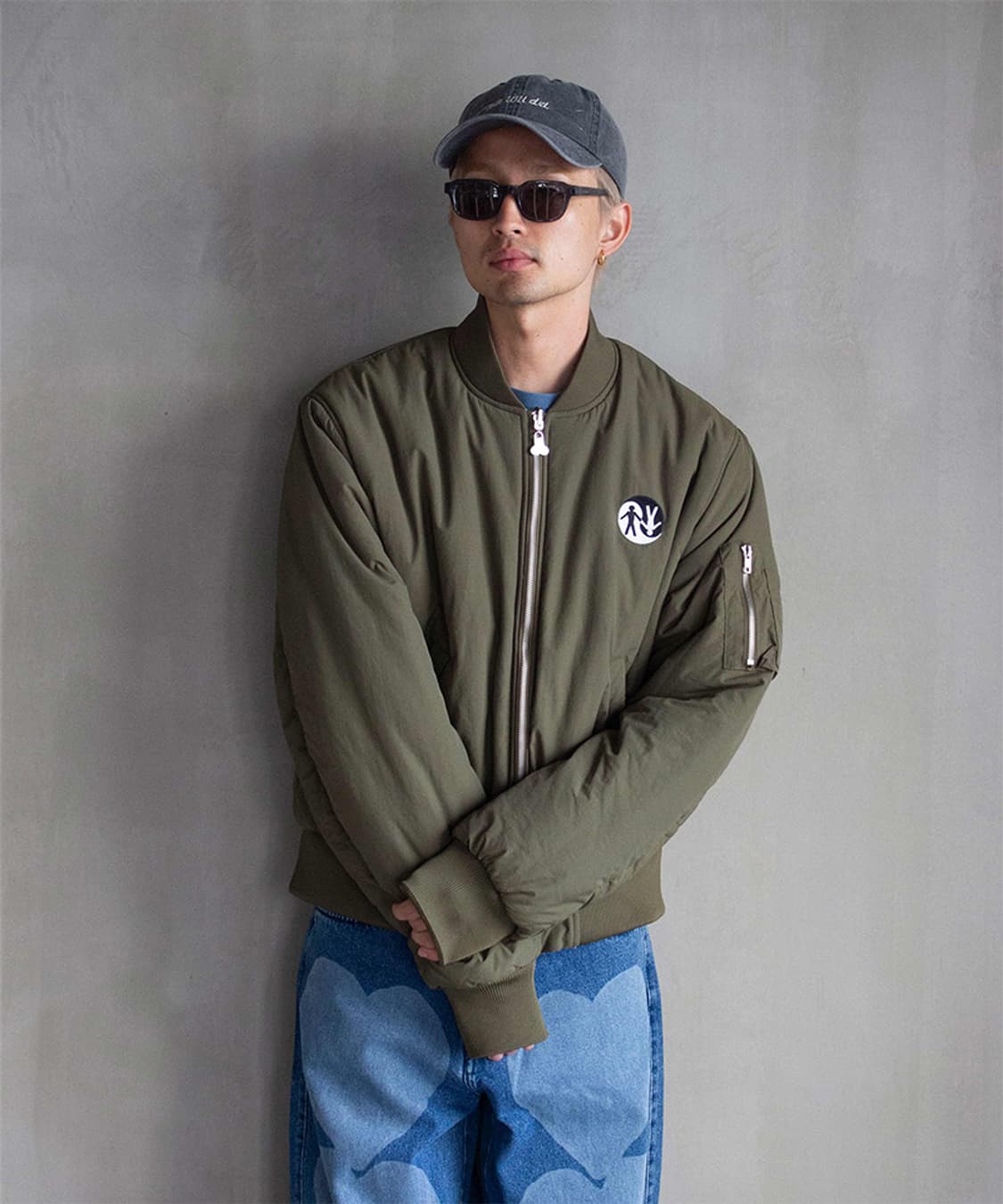 까르네 볼렌테 MA-1 마원 자켓 카키 리버시블 M 상품이미지1