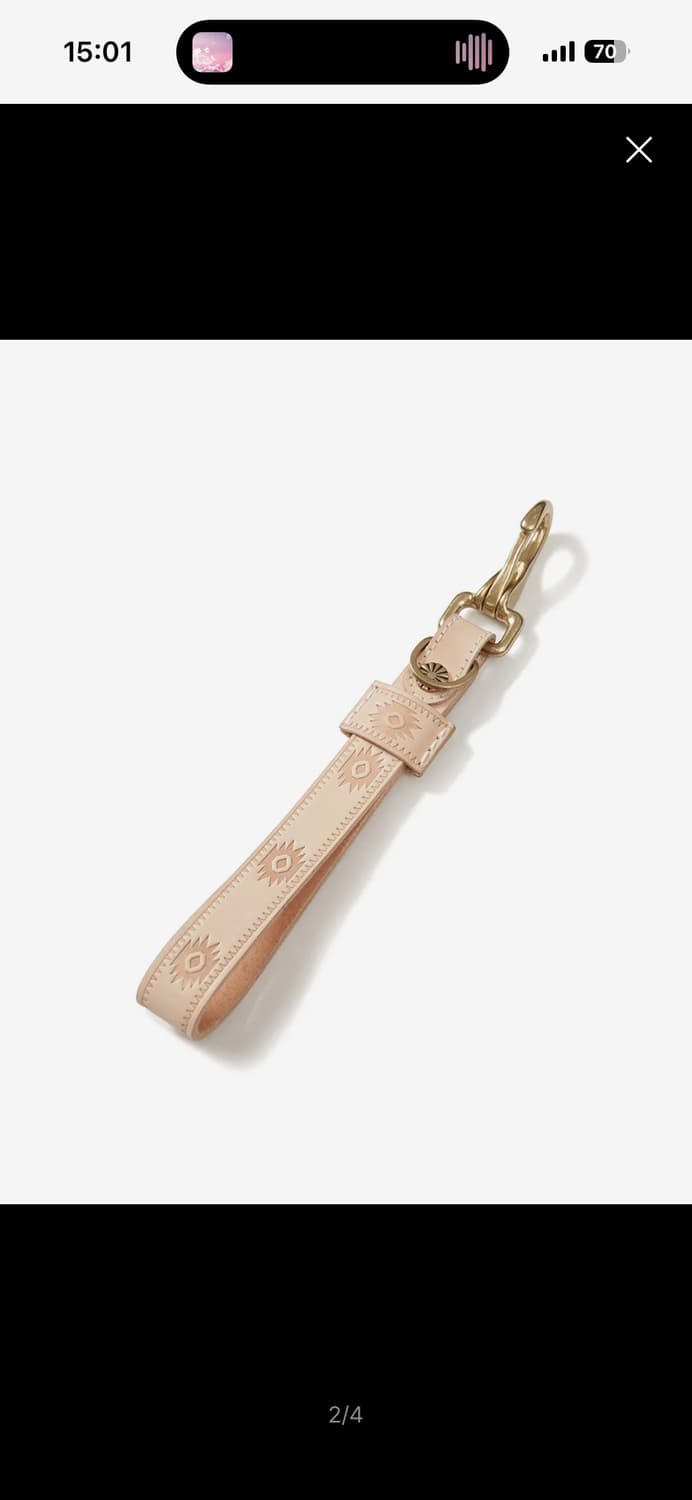 카락터 글러브 홀더 레더 키링 상품이미지2