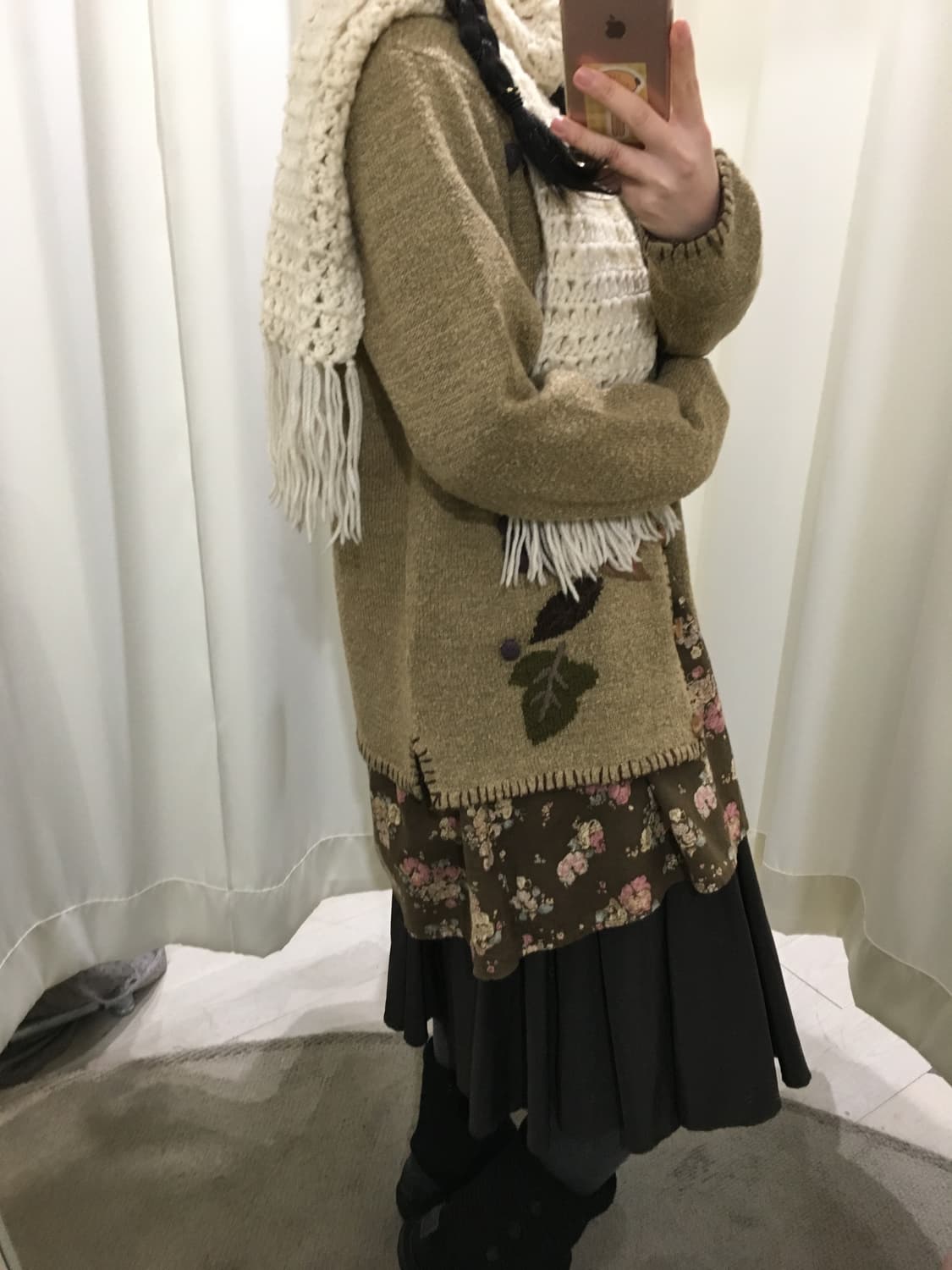 Forest Berry Buttoned Cardigan 상품이미지3