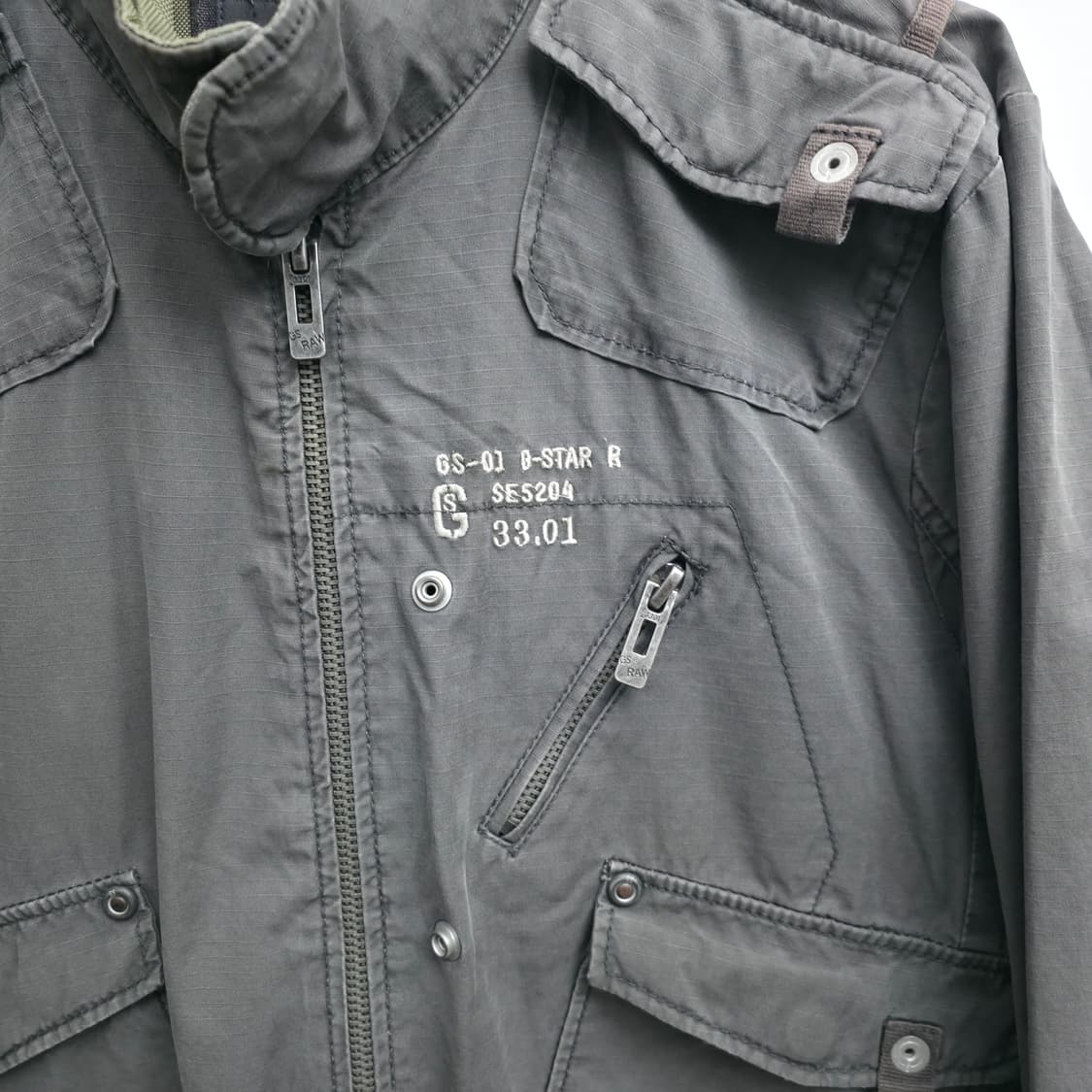 [XL] G-STAR RAW 지스타로우 바이커 코튼 자켓 상품이미지4