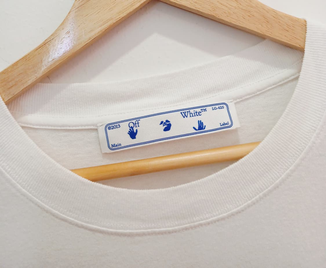 오프화이트 카라바조 반팔티XL 상품이미지4