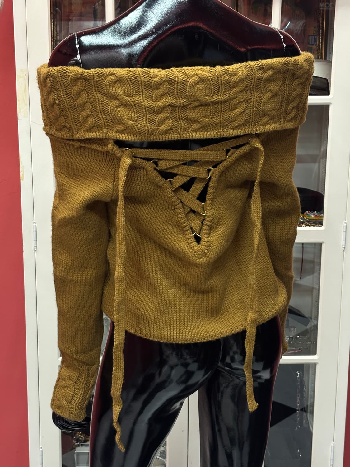 d.i.a off shoulder knit 다이아 오프숄더 니트 상품이미지4