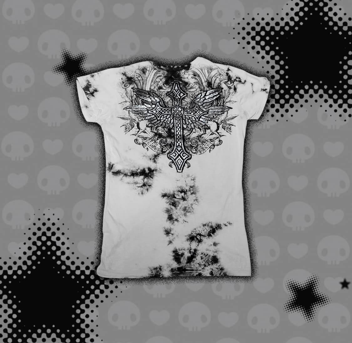 버커루 버카루 펑크y2k 반팔 딱붙핏 티셔츠 상품이미지2