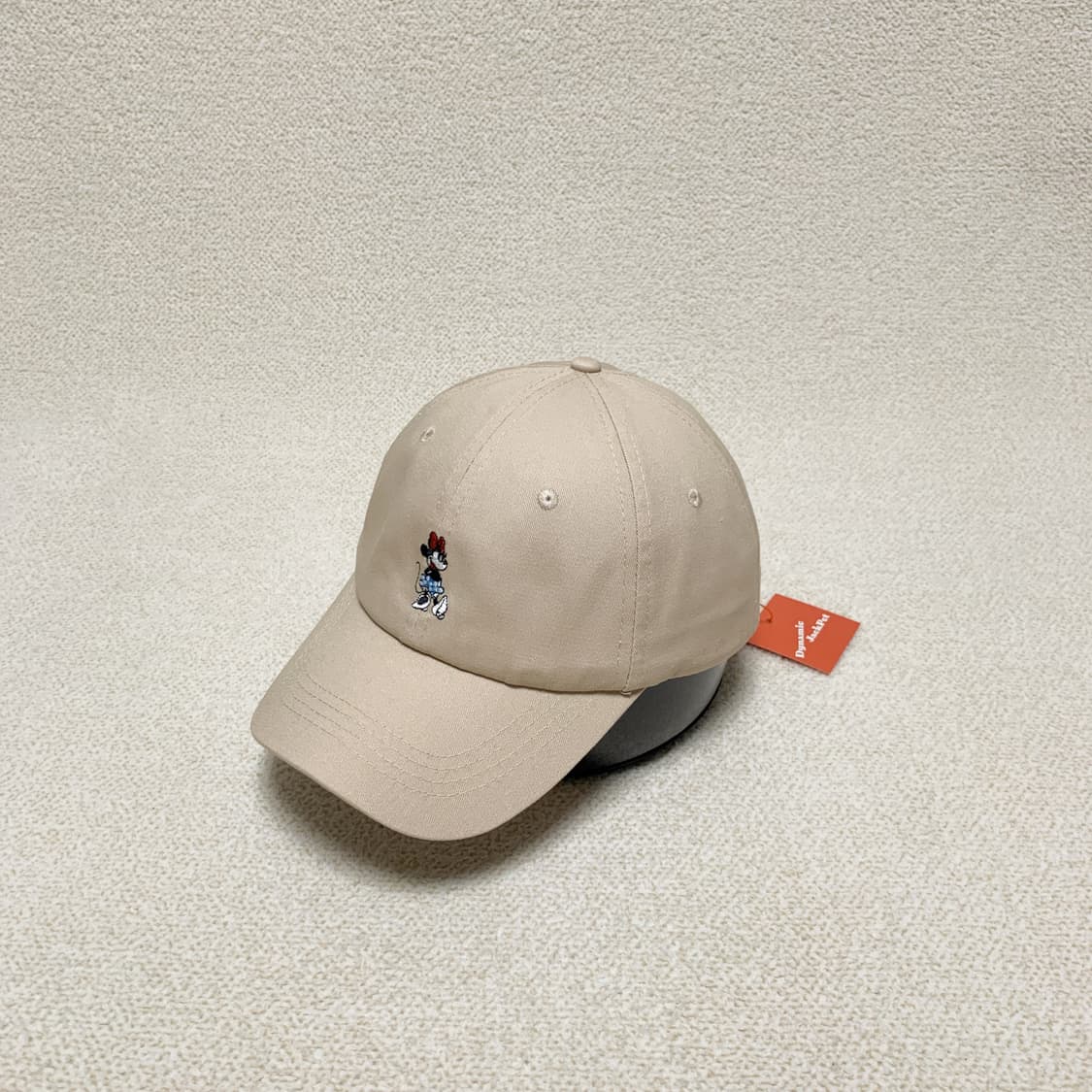 Disney Minnie Mouse Beige Baseball Cap 상품이미지3