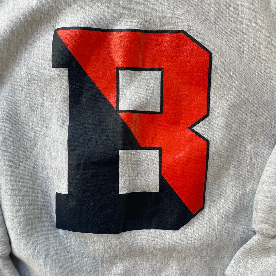 빈티지 리버스위브 스웻셔츠 made in usa 그레이(네이비/오렌지) 상품이미지6