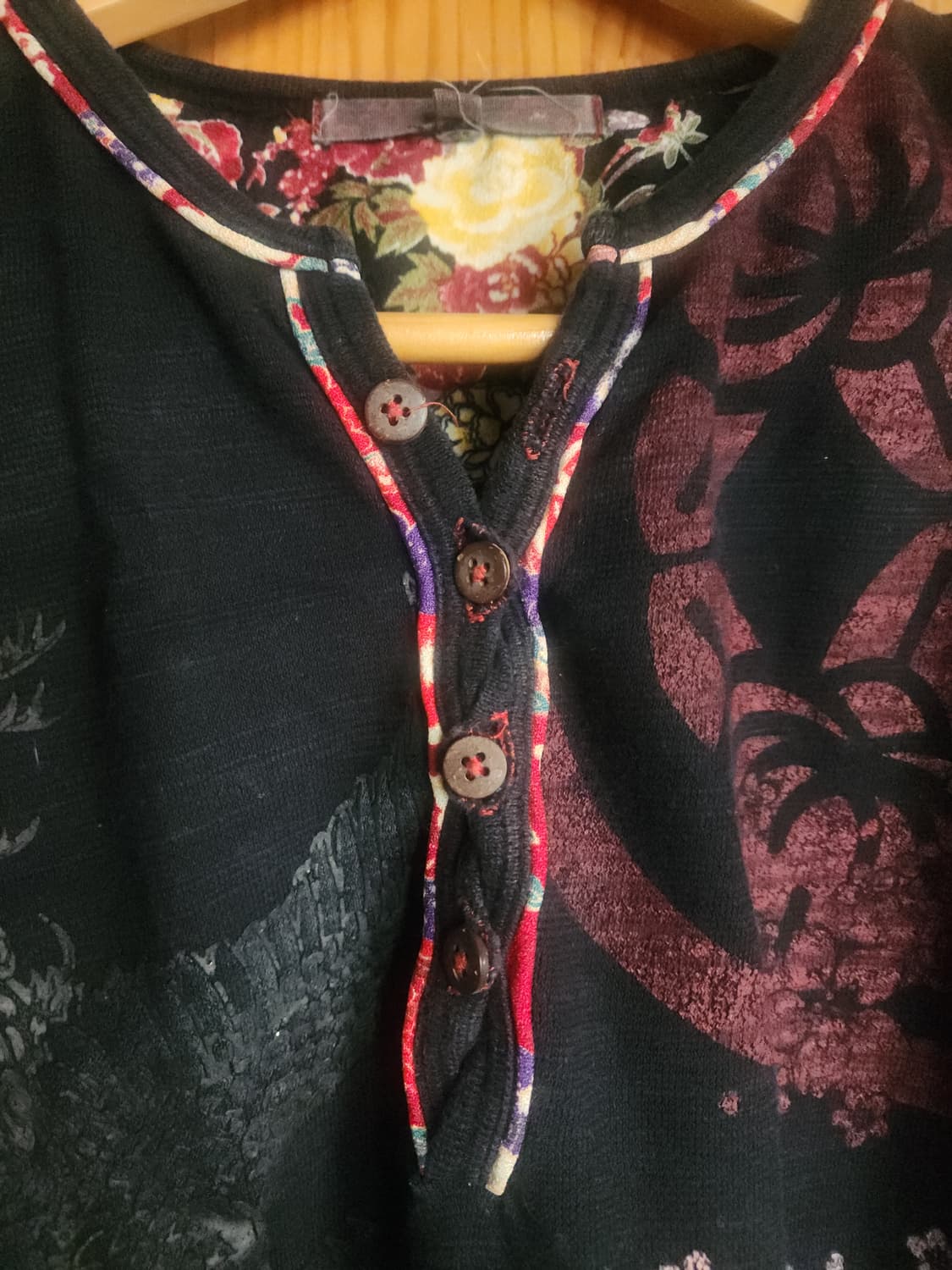 일본 빈티지 오리엔탈 봉황 입체프린팅 반팔티 상품이미지3