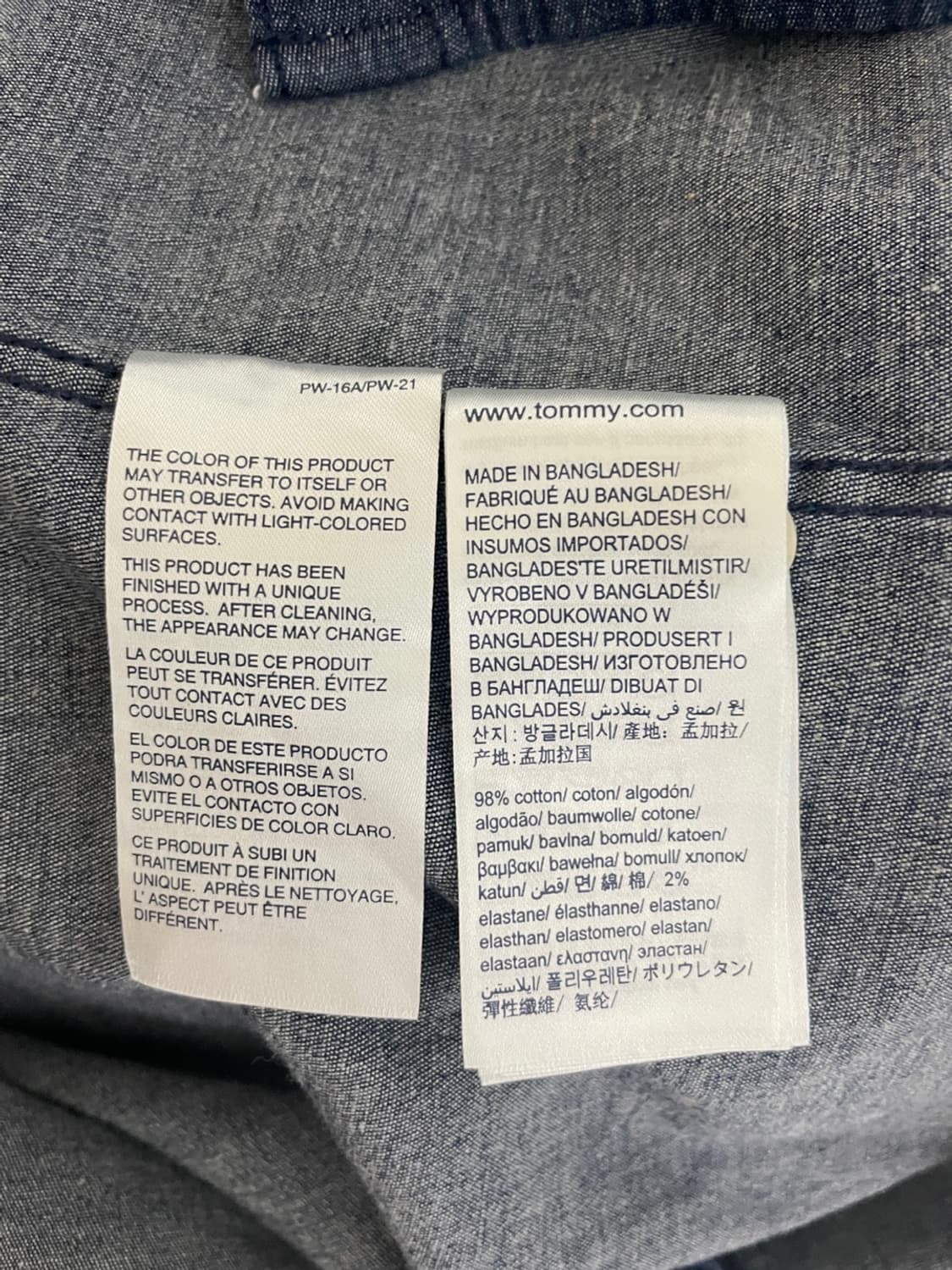 타미힐피거 데님 셔츠 상품이미지8