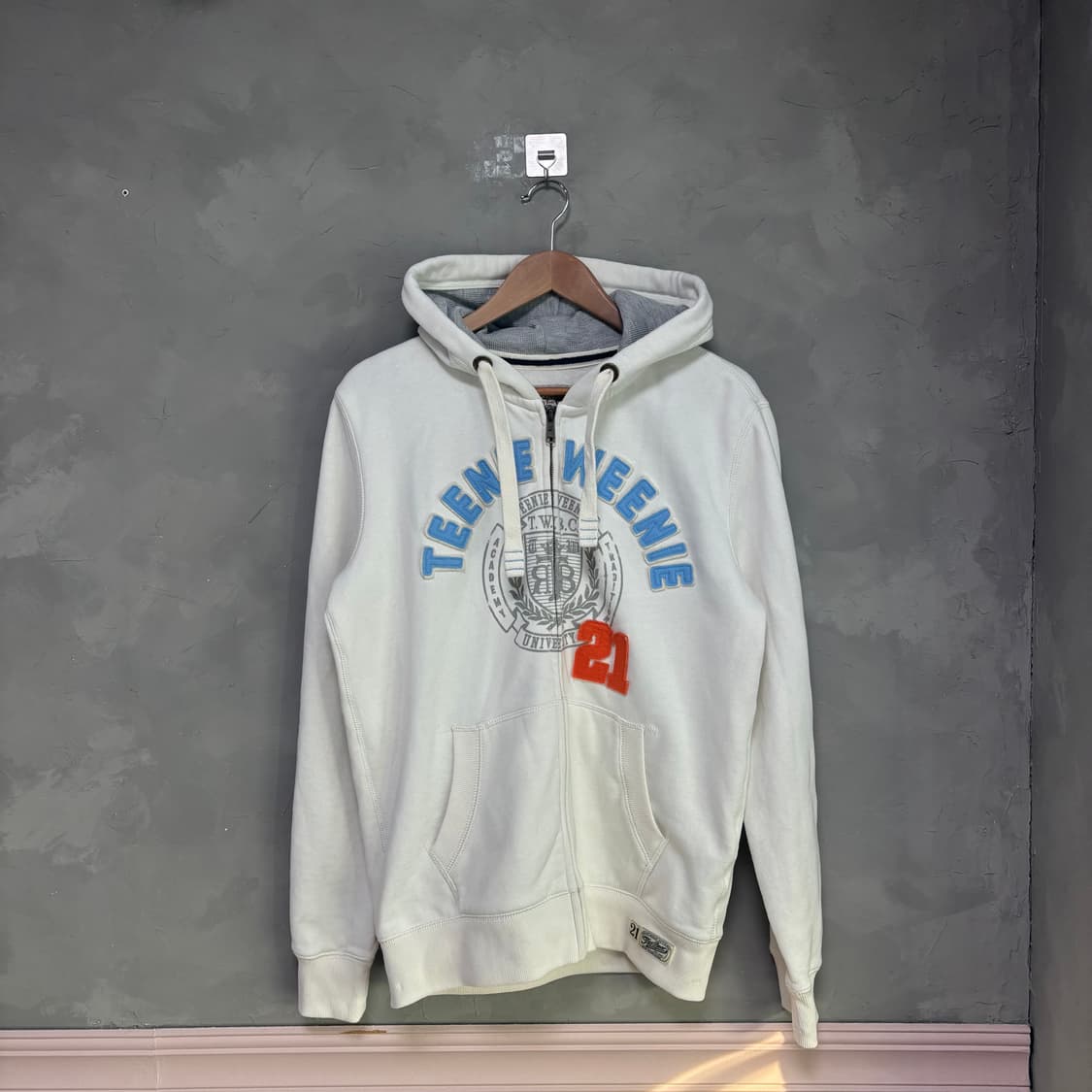 티니위니 후드집업 화이트 상품이미지1